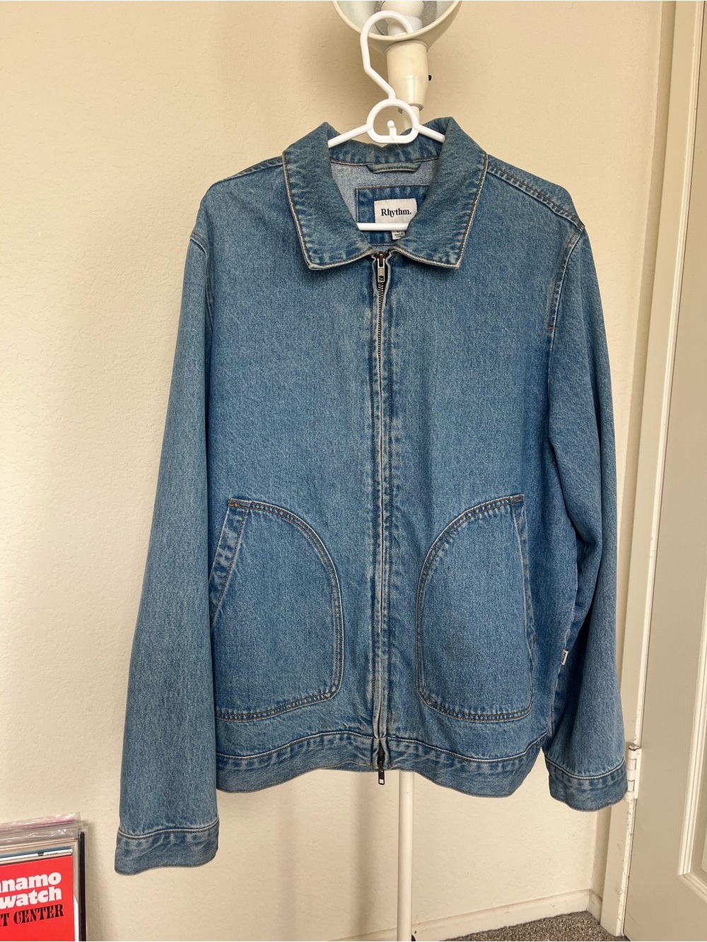 Rhythm Blue Denim Zip-Up Jacket